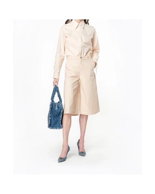 Pinko Natural Long Shorts