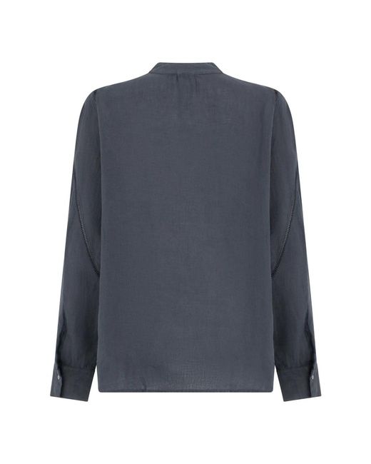 120% Lino Blue Shirts