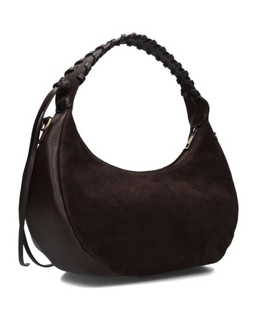 Notre-v Black Braune Schultertasche Cassidy