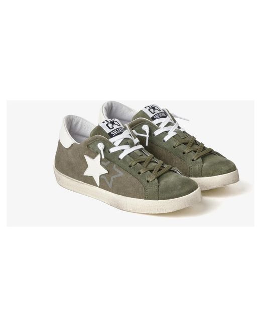 2 Star Green Sneakers for men
