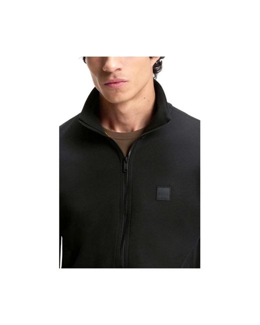 Zip-Throughs Boss de hombre de color Black