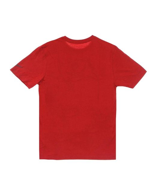 Nike Fitness ,Rood ,Katoen Nfl Logo T-Shirt Tampa Bay Buccaneers in het Red voor heren