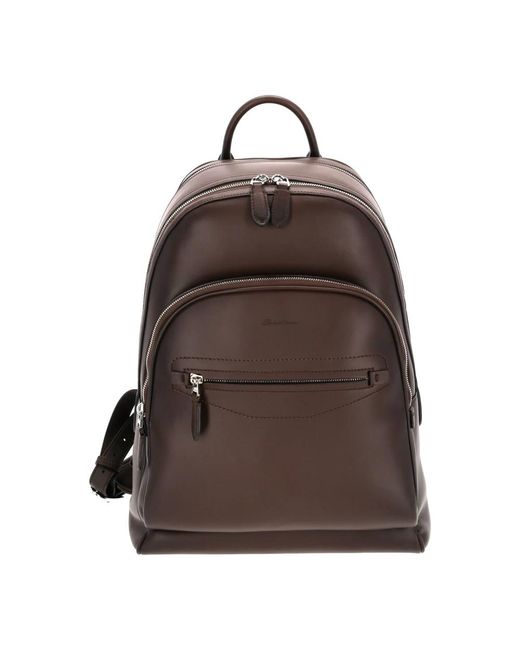 Backpacks Santoni de color Brown