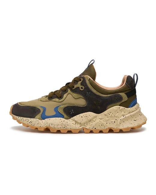 Flower Mountain Brown Sneakers for men