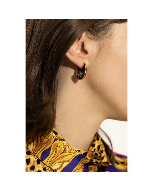 Versace Metallic Earrings