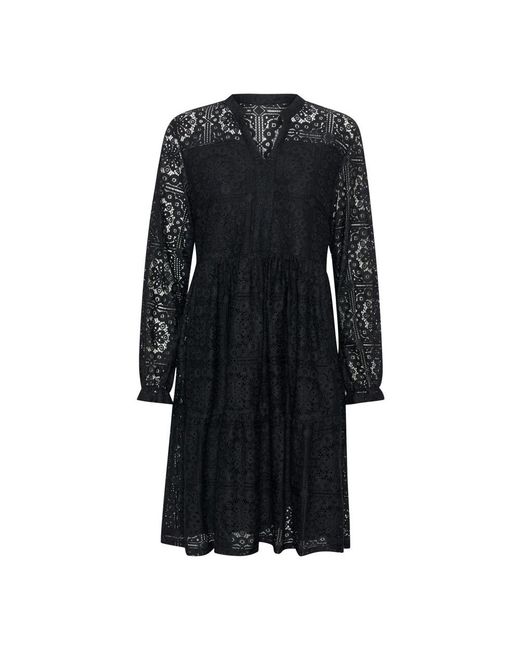 Cream Black Midi Dresses
