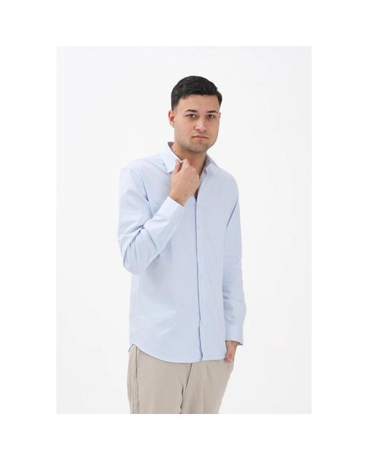 SELECTED Casual Overhemden in het Blue voor heren