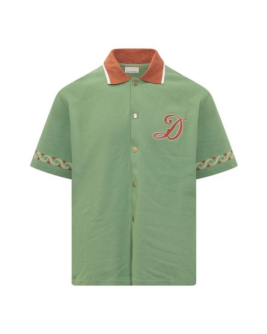 Drole de Monsieur Green Polo Shirts for men