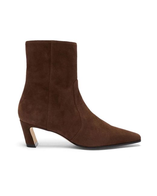 Stuart Weitzman Brown Heeled Boots