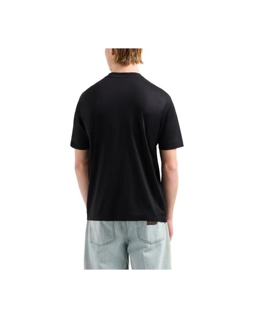 Emporio Armani Black T-Shirts for men
