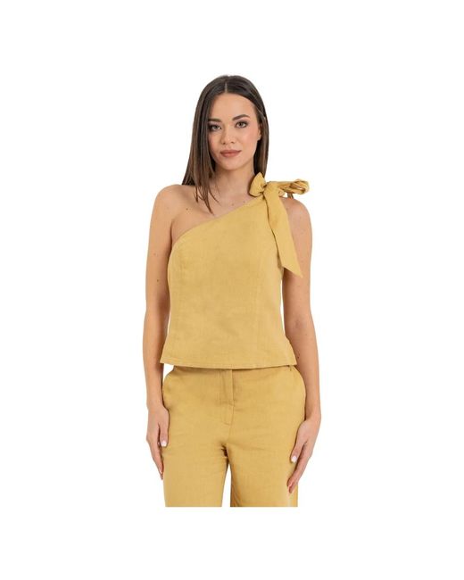 Kocca Metallic Sleeveless Tops
