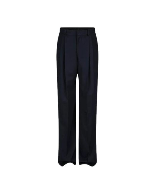 Dries Van Noten Blue Wide Trousers for men
