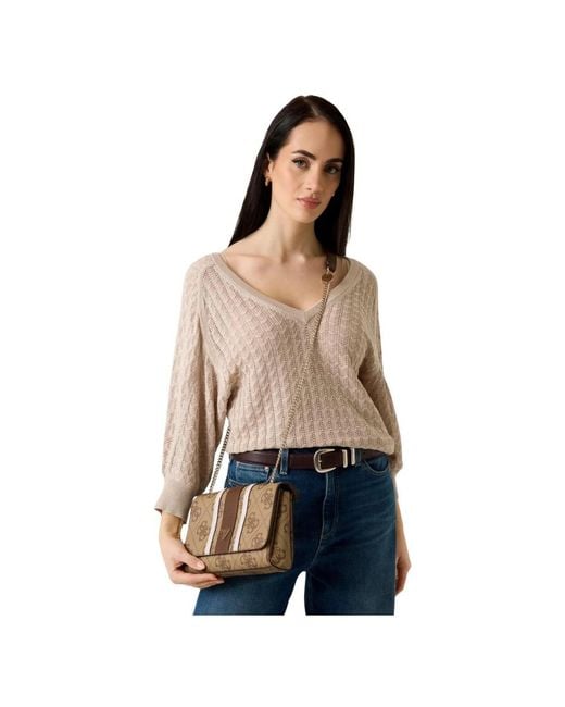 Guess Brown Cross Body Bags