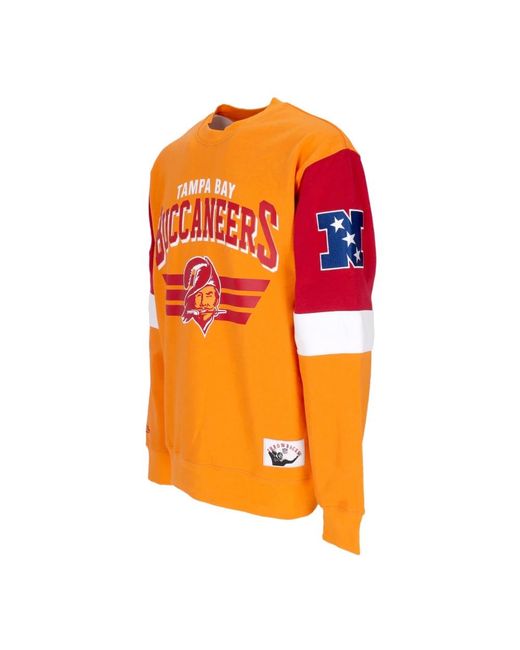 Mitchell & Ness Orange Sweatshirts for men
