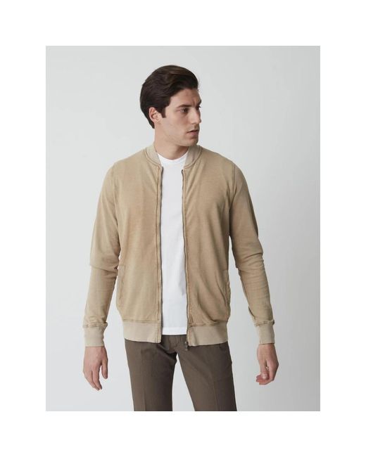 Alpha Studio Natural Bomber Jackets for men