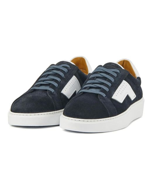 Magnanni Shoes E Wildleder-Sneakers in Blue für Herren