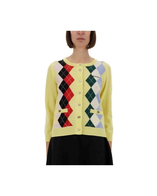 Cardigans Ganni de color Black