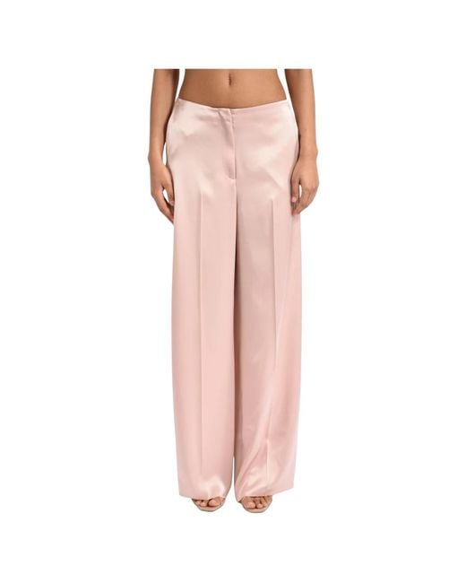 Pinko Pink Wide Trousers