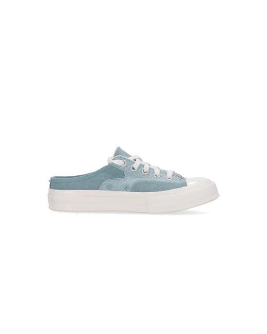 Converse Schoenen ,Blauw ,Jade Slip-On Mule Chuck 70 in het Blue