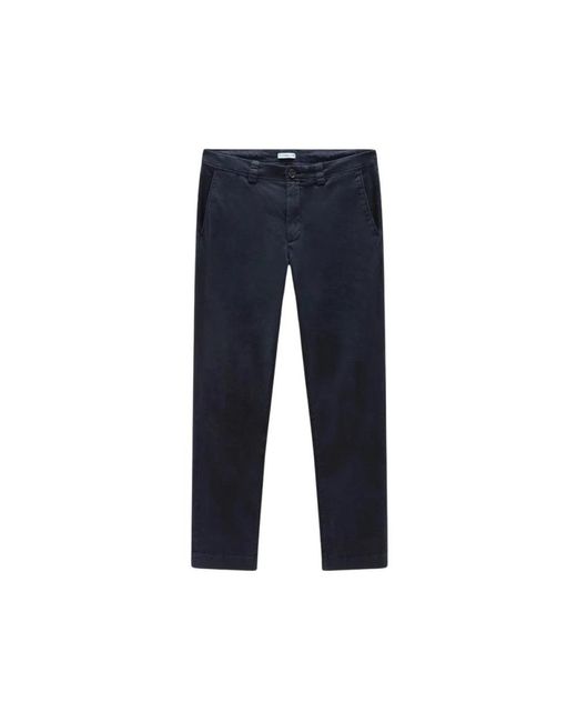 Woolrich Blue Chinos for men