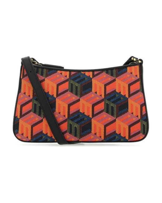 MCM Red Shoulder Bags