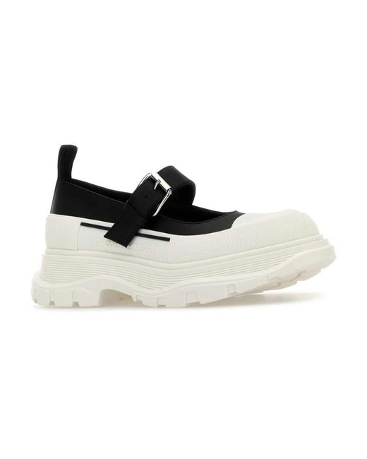 McQueen Black Ballerina Shoes