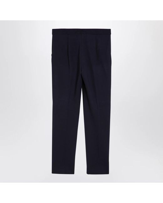 Max Mara Regular Fit Broek in het Blue