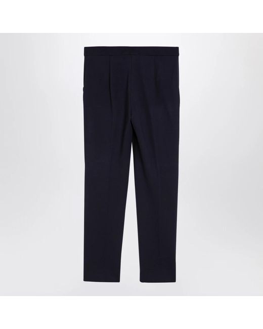 Max Mara Regular Fit Broek in het Blue