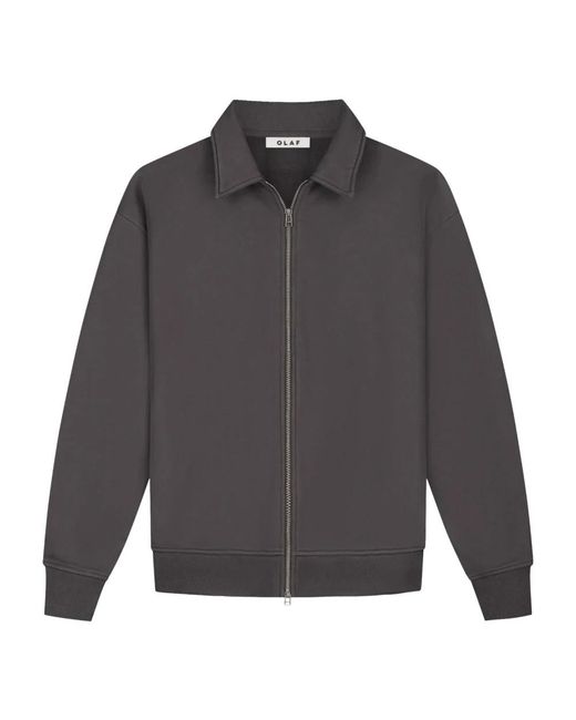 Zip-Throughs Olaf Hussein pour homme en coloris Gray