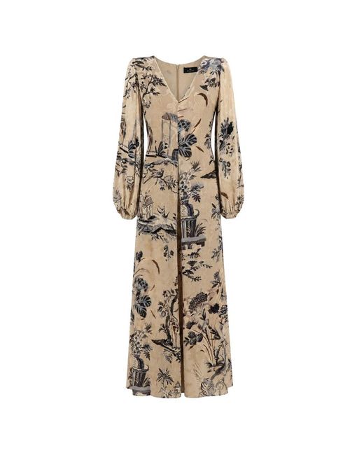 Etro Natural Maxi Dresses