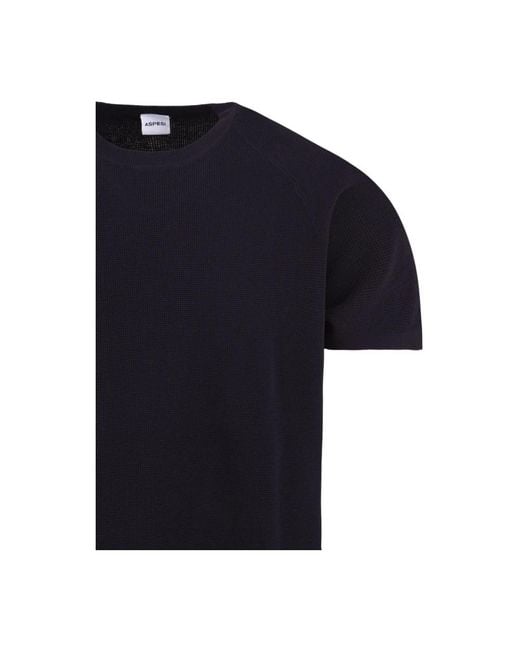 Aspesi Black Round-Neck Knitwear for men