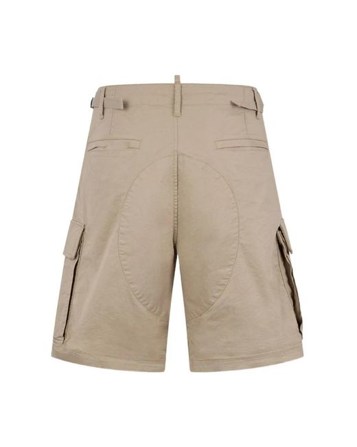 DSquared² Natural Casual Shorts for men