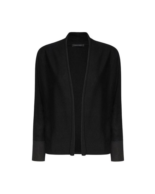 Elena Miro Open Vest in het Black