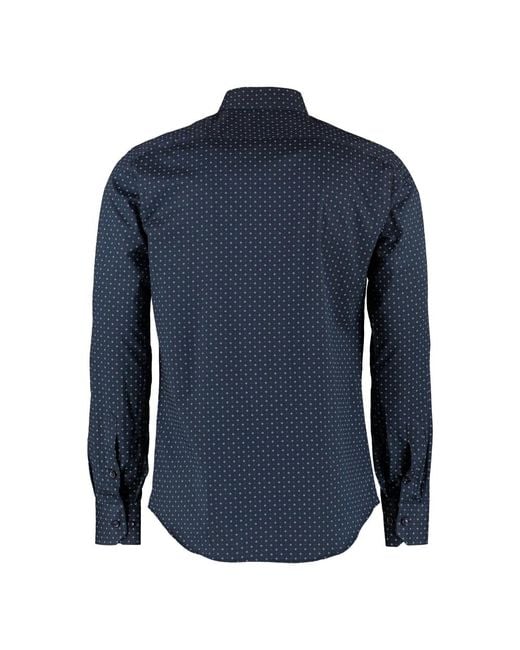 THE (Alphabet) Casual Shirts in het Blue voor heren