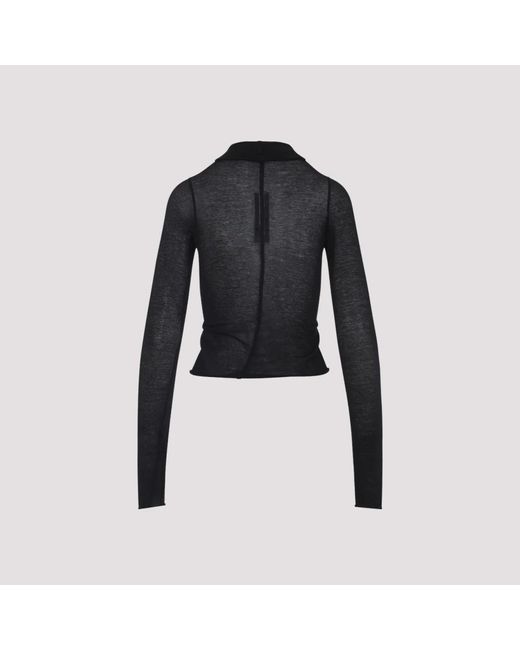 Rick Owens Black Elegant Ls Top