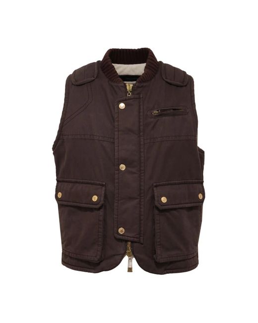 Vests di DSquared² in Brown da Uomo