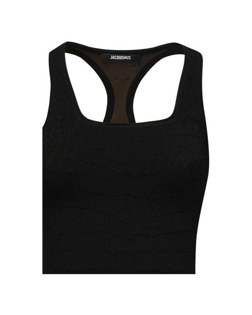 Midi Dresses Jacquemus de color Black