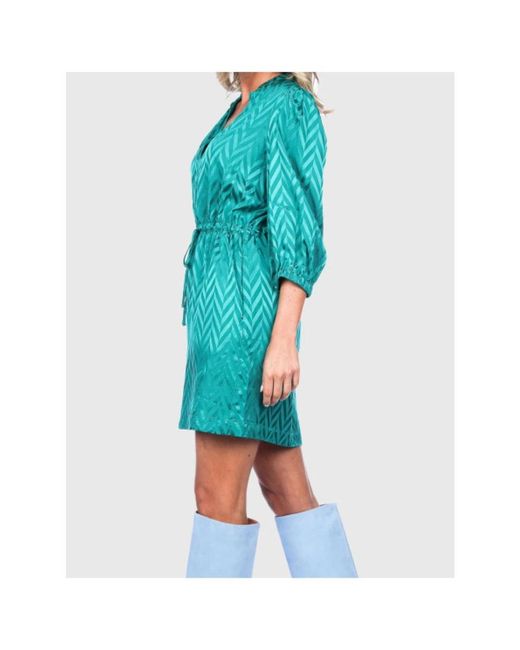 Twinset Blue Short Dresses