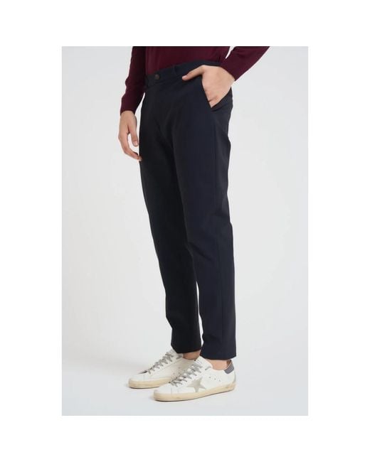 Rrd Blue Slim-Fit Trousers for men