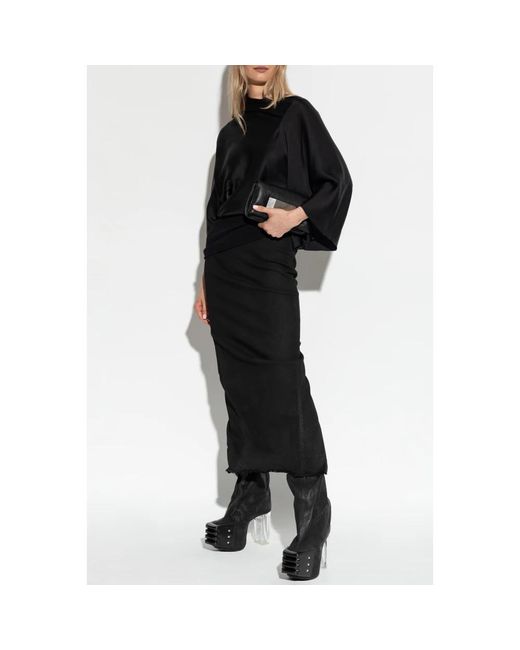 Rick Owens Black Blouses