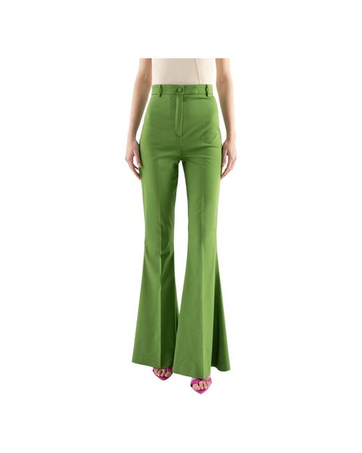 HEBE STUDIO Green Suit Trousers