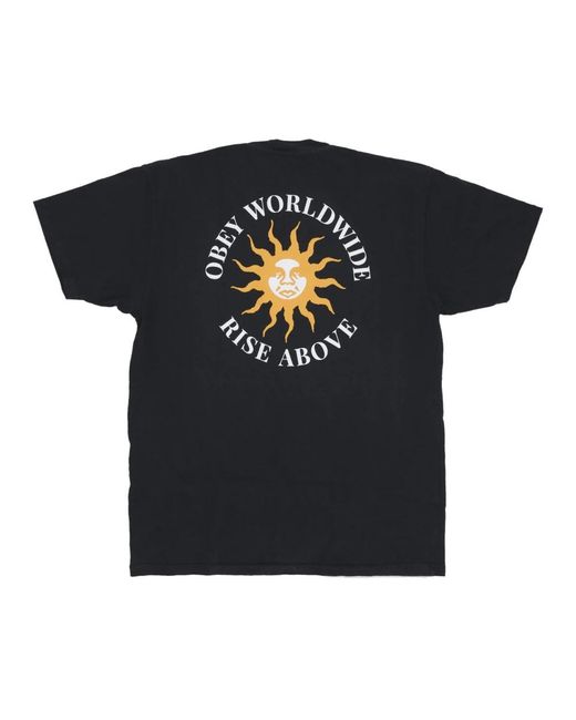 Obey Black T-Shirts for men