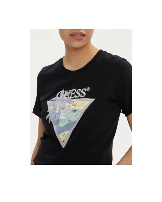 Tops > t-shirts Guess en coloris Black