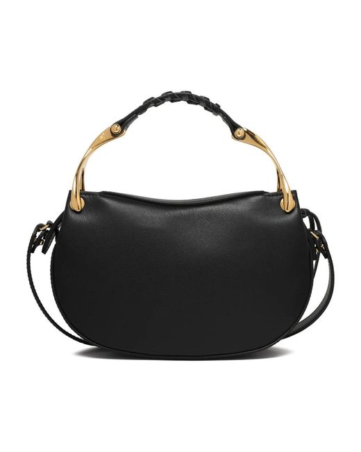 McQueen Black Handbags