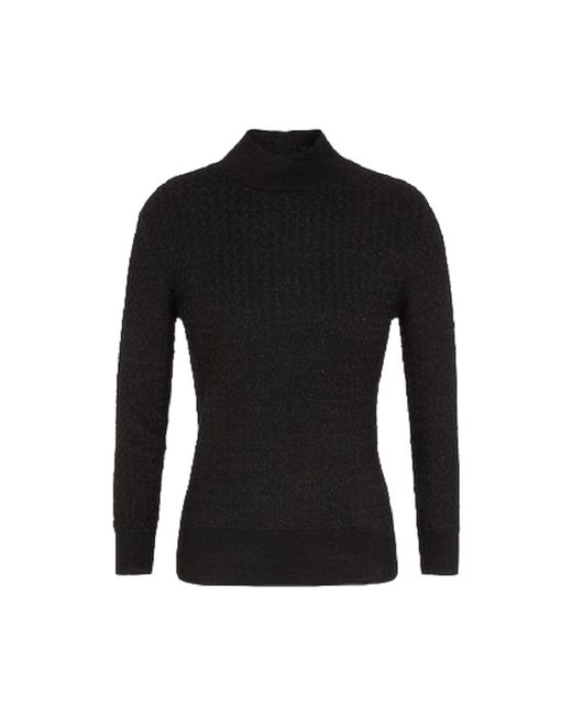 ARMANI EXCHANGE Black Turtlenecks