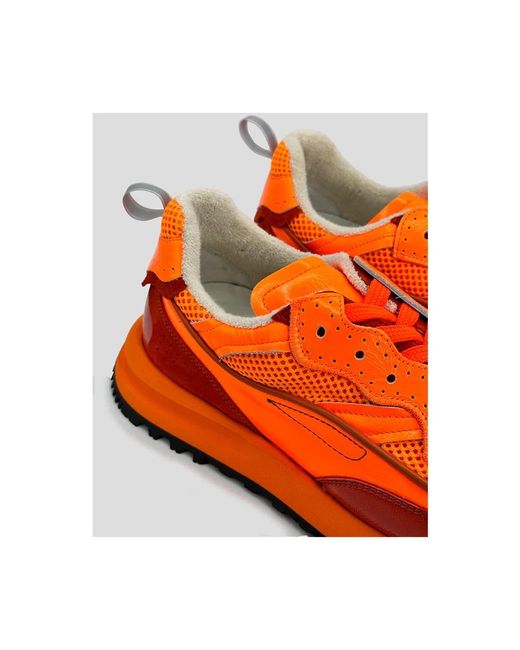HIDNANDER Orange Sneakers for men