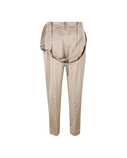 Brunello Cucinelli Natural Tapered Trousers