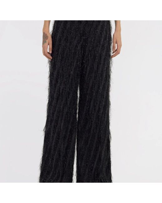 Wide Trousers Roberto Cavalli en coloris Black