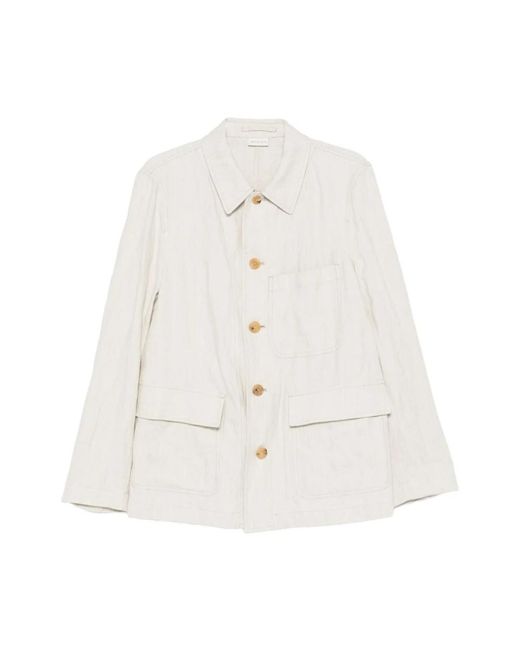 Light Jackets Dries Van Noten de hombre de color White