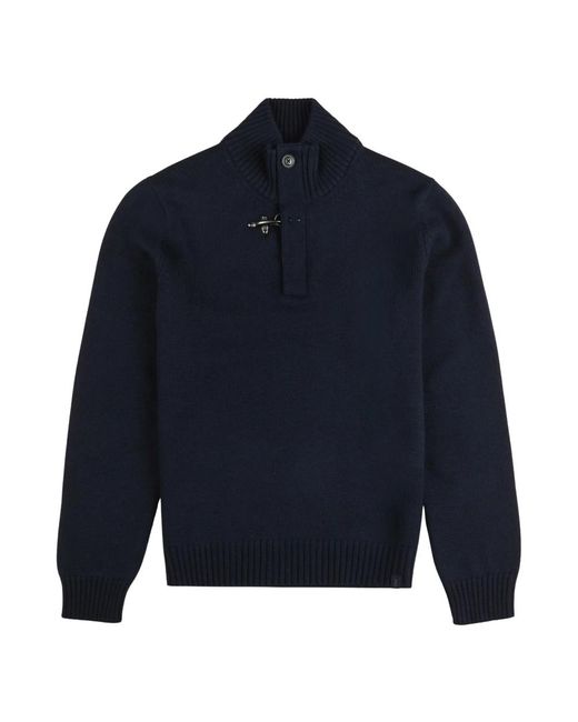 Turtlenecks Fay de hombre de color Blue